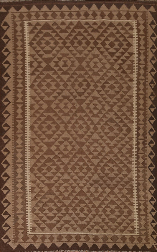 Hand-Woven Kilim Oriental Area Rug 5x8