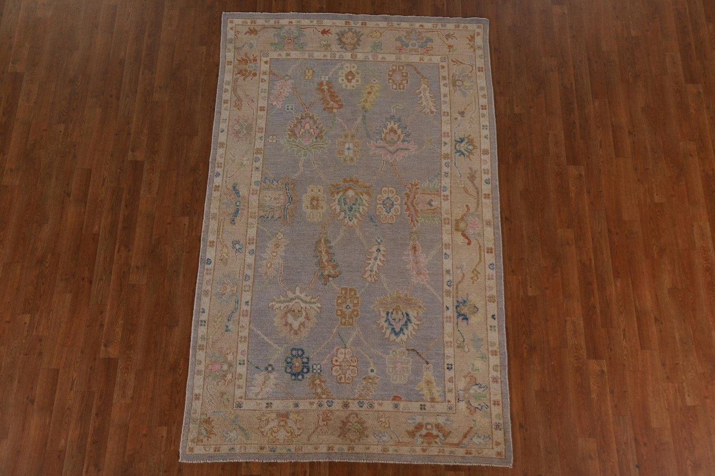 Handmade Oushak Vegetable Dye Area Rug 5x8