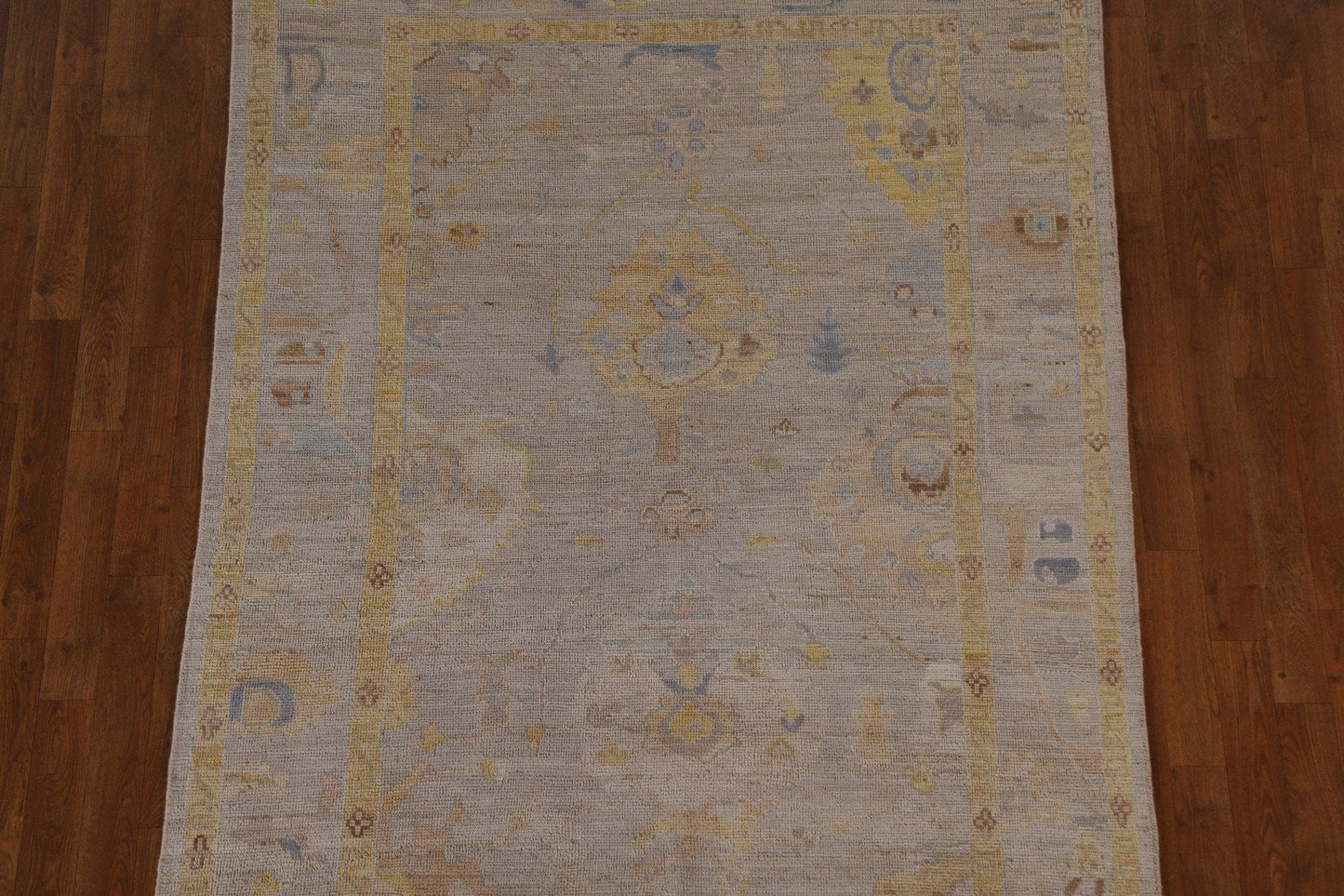 Vegetable Dye Oushak Oriental Area Rug 5x7