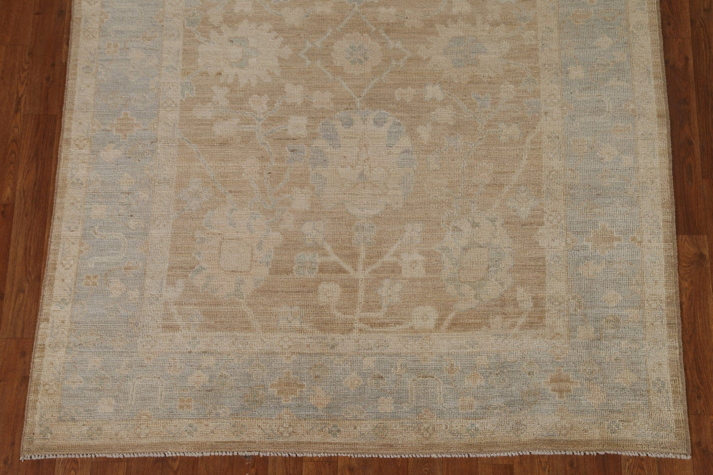 Vegetable Dye Oushak Turkish Area Rug 5x7