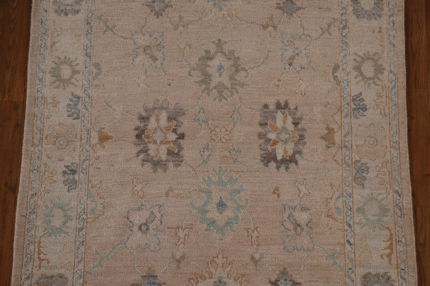 Vegetable Dye Oushak Oriental Area Rug 4x6