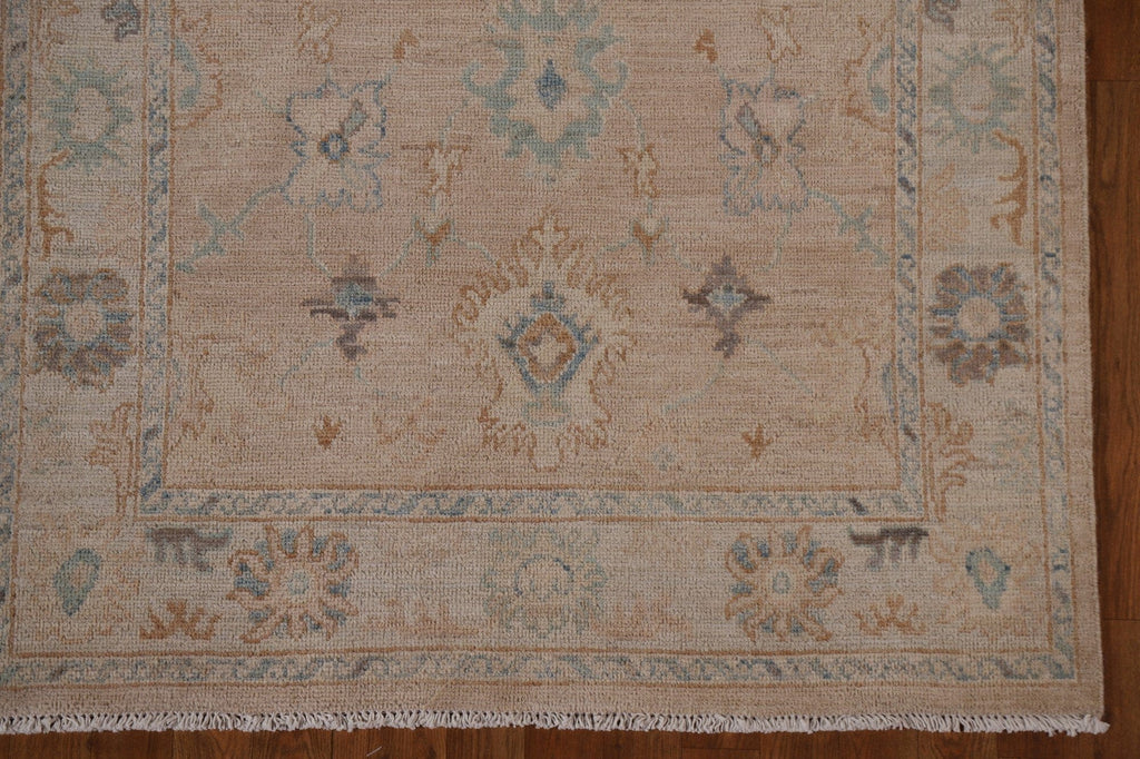 Vegetable Dye Oushak Oriental Area Rug 4x6