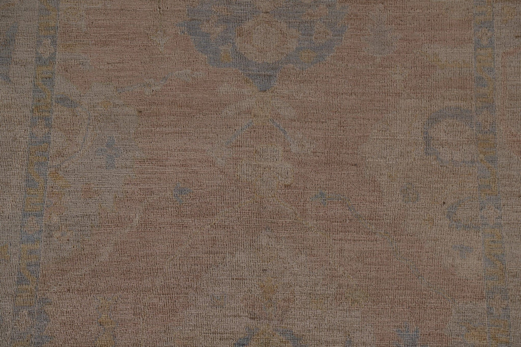 Vegetable Dye Oushak Turkish Area Rug 6x9