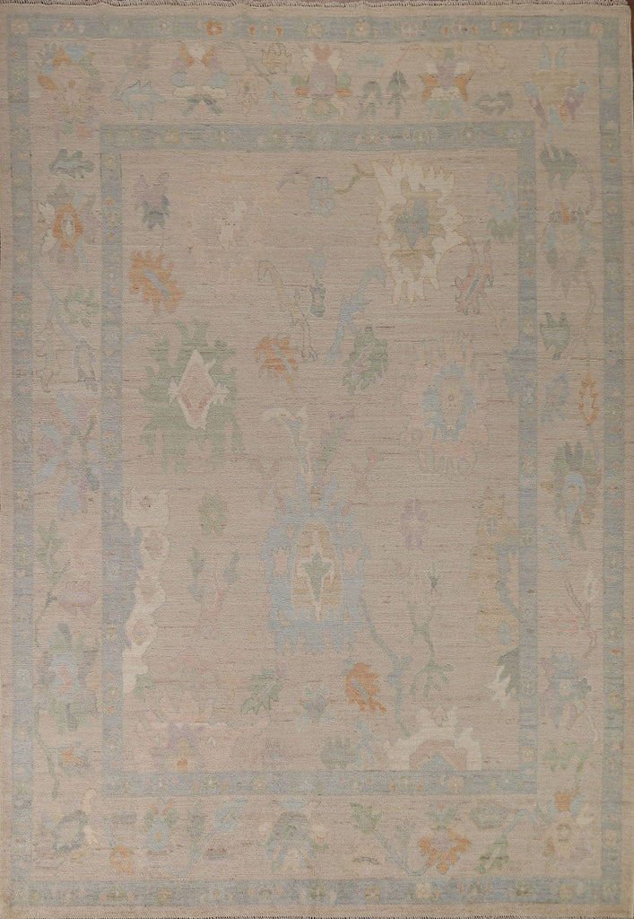 Vegetable Dye Oushak Oriental Area Rug 8x10