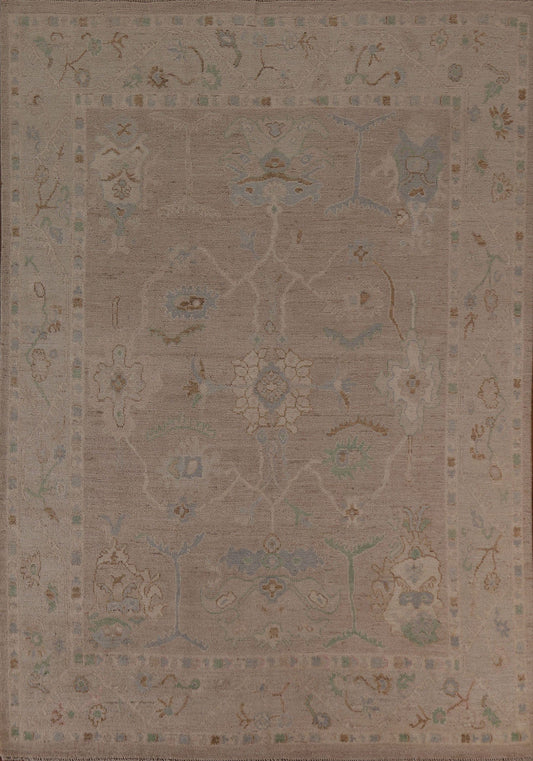 Vegetable Dye Oushak Oriental Area Rug 8x10