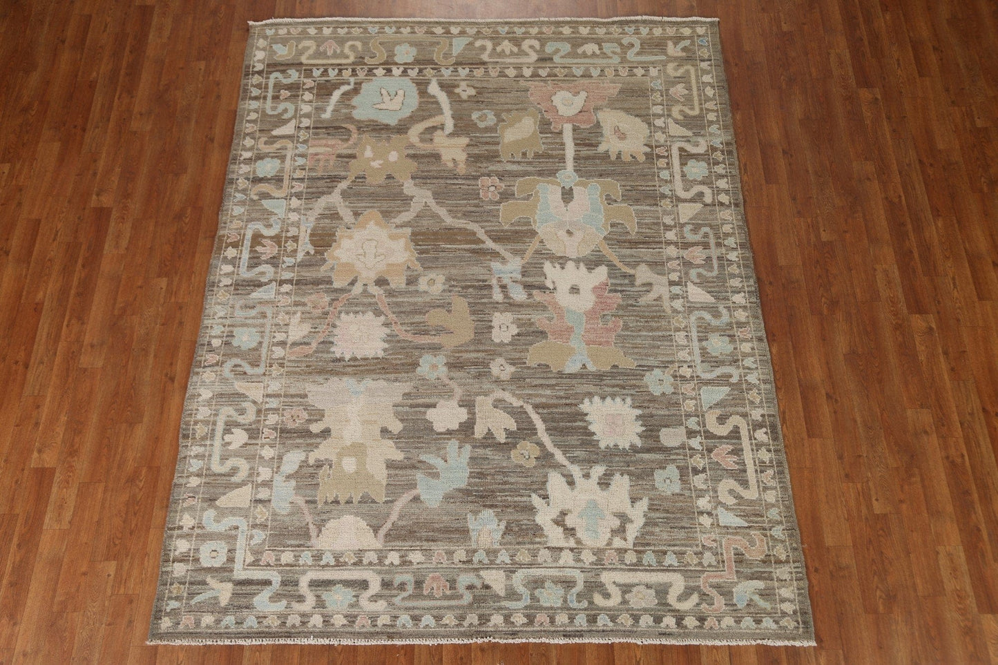 Vegetable Dye Oushak Oriental Area Rug 6x8