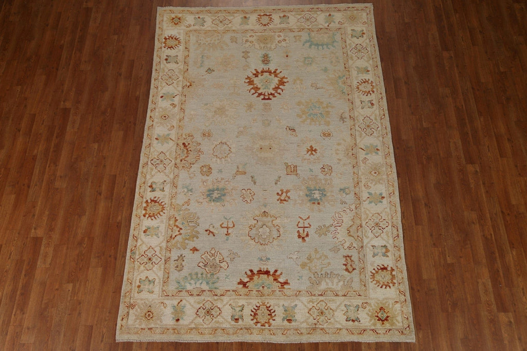 Oushak Vegetable Dye Area Rug 6x9