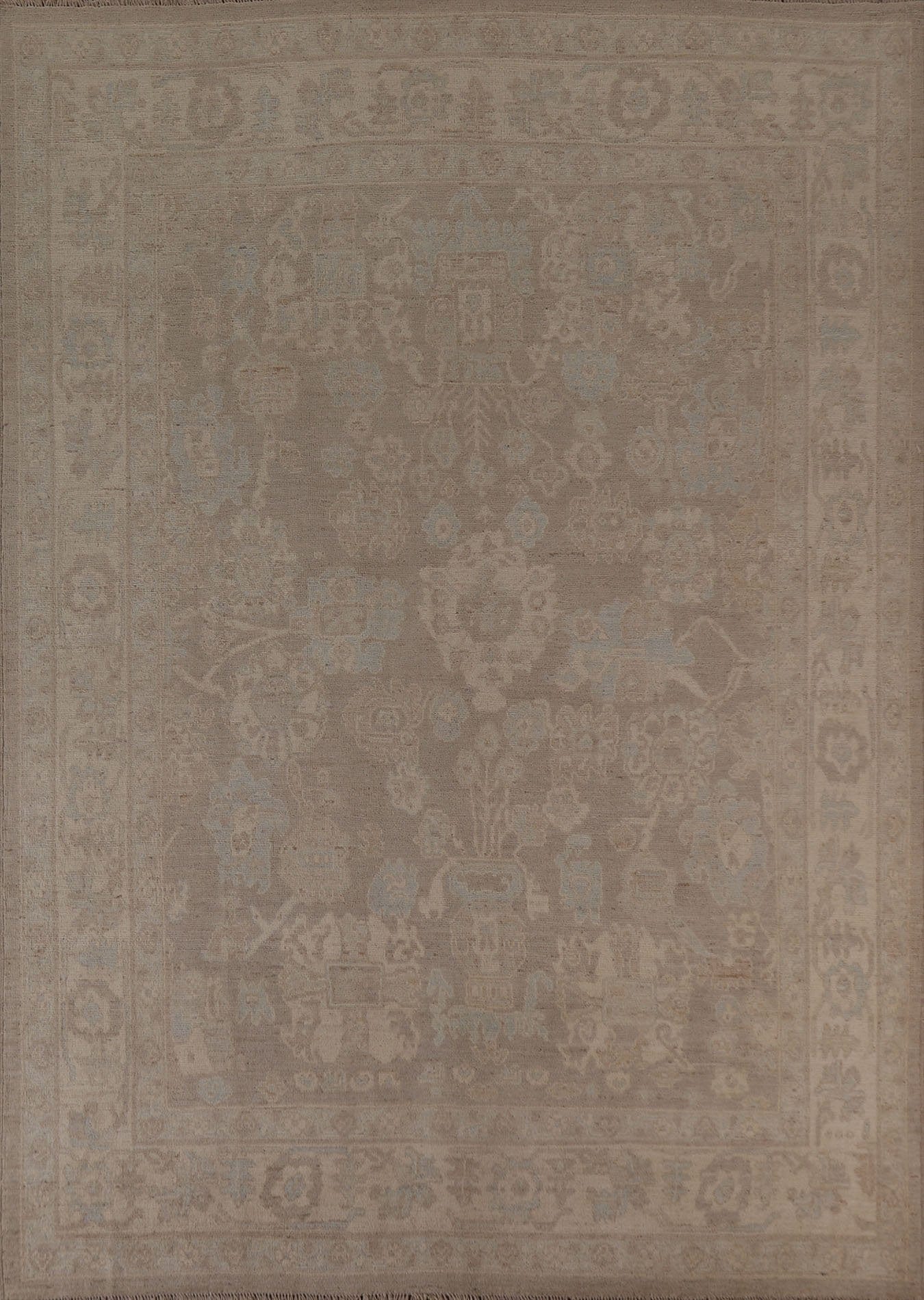 Vegetable Dye Oushak Oriental Area Rug 8x10