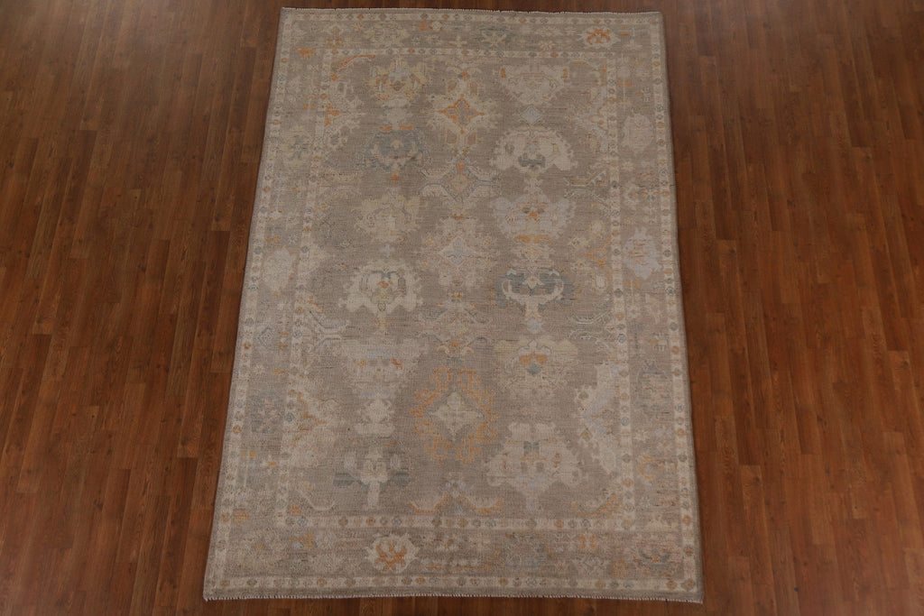 Vegetable Dye Oushak Oriental Area Rug 6x9