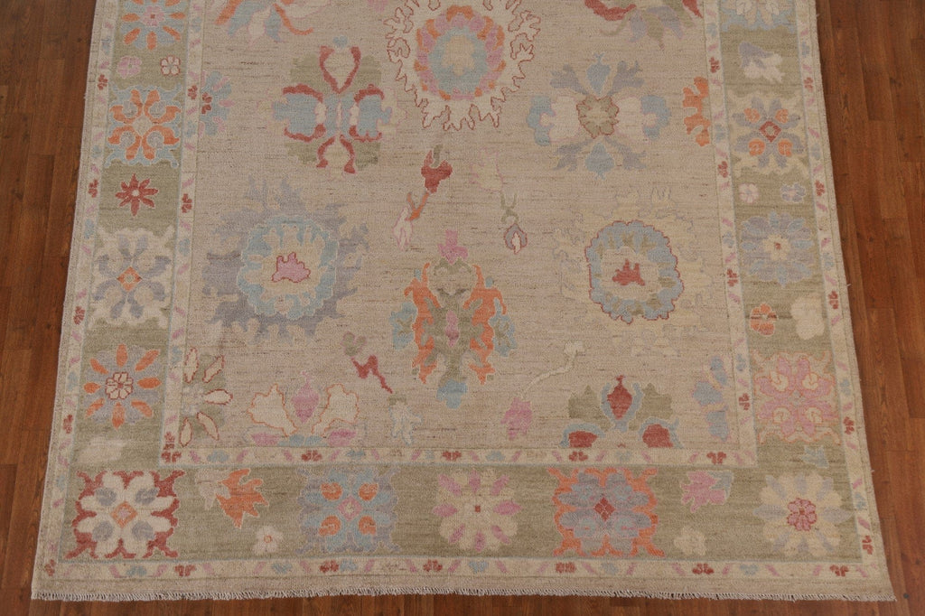 Vegetable Dye Oushak Oriental Area Rug 8x10