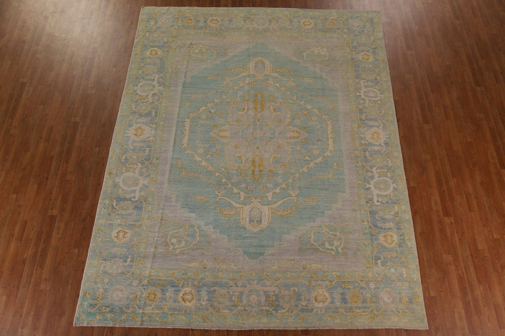 Vegetable Dye Oushak Oriental Area Rug 9x12