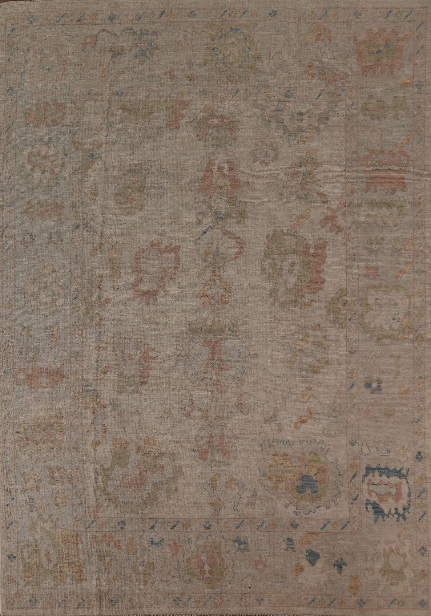 Vegetable Dye Oushak Oriental Area Rug 8x10