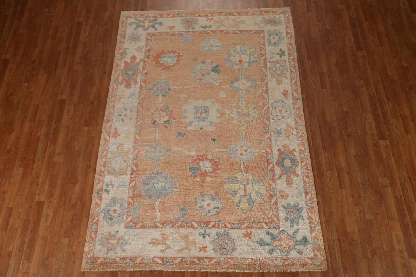 Vegetable Dye Oushak Oriental Area Rug 6x9