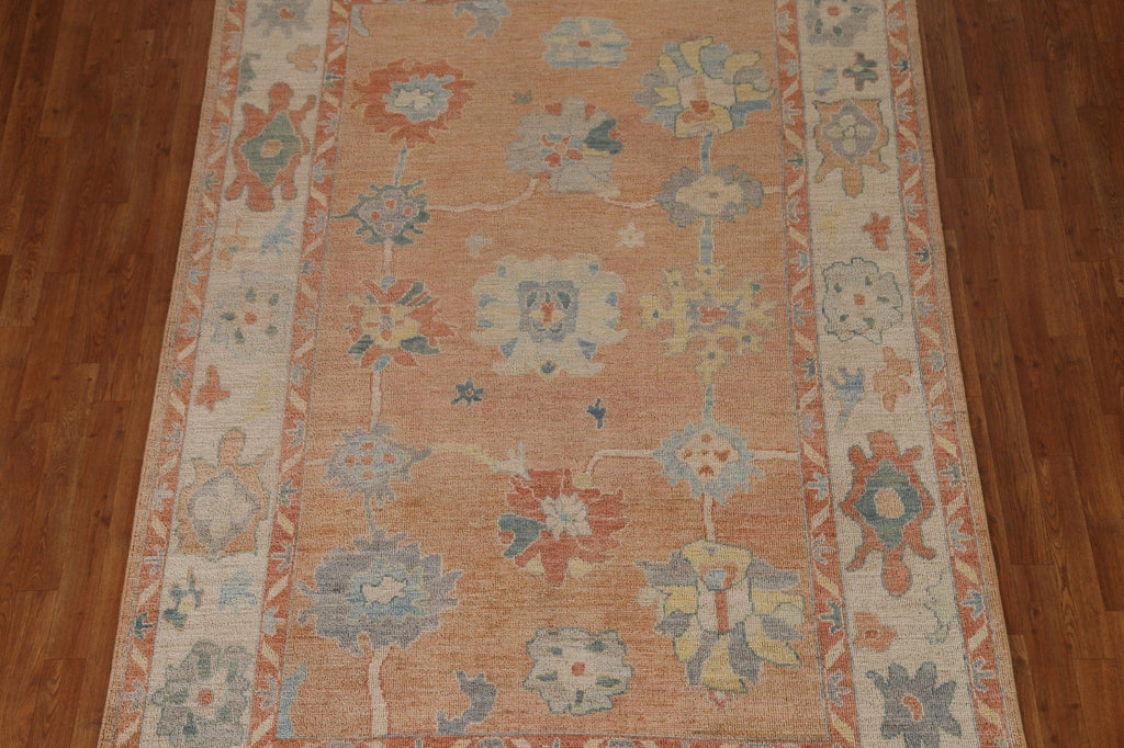 Vegetable Dye Oushak Oriental Area Rug 6x9