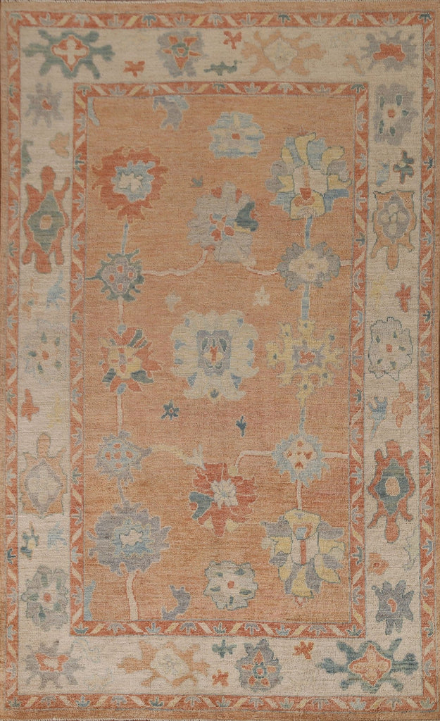 Vegetable Dye Oushak Oriental Area Rug 6x9