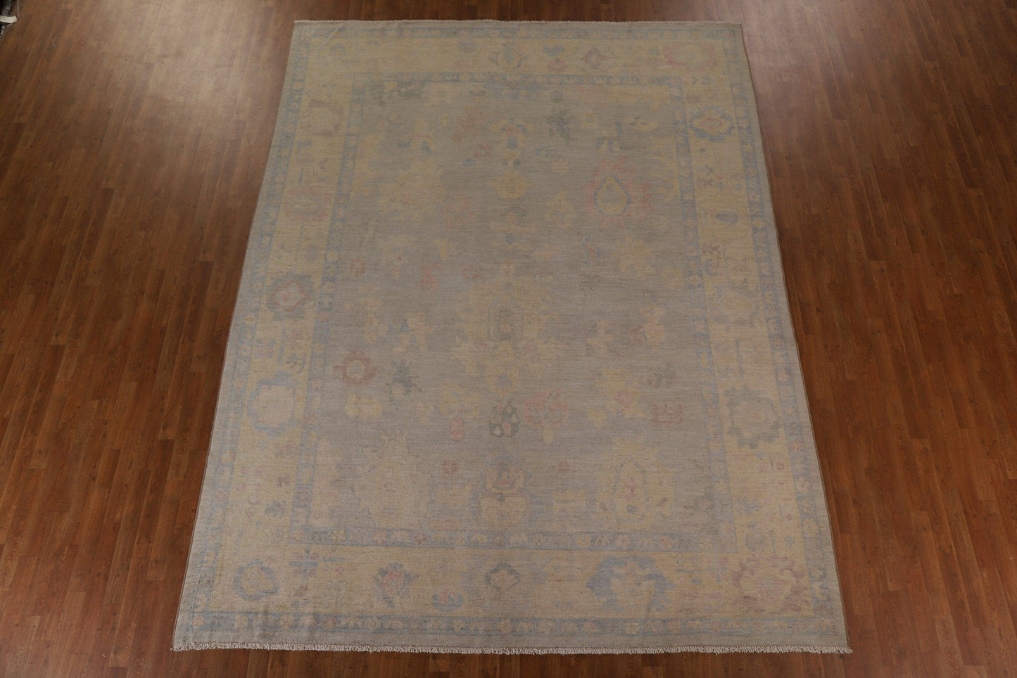 Vegetable Dye Oushak Oriental Area Rug 9x12