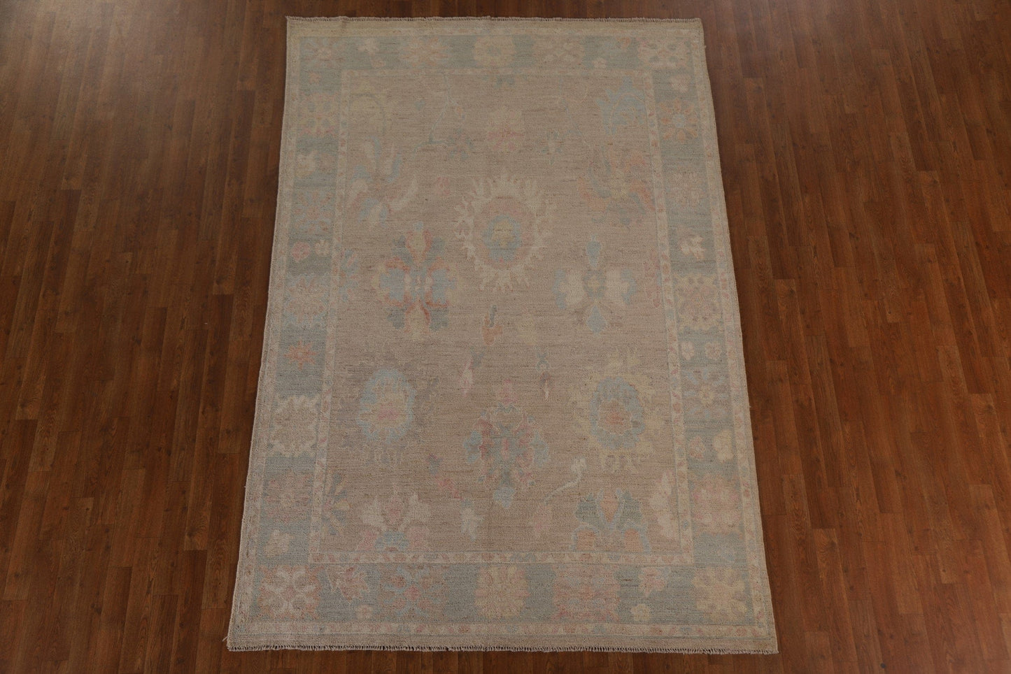 Handmade Oushak Vegetable Dye Area Rug 6x9