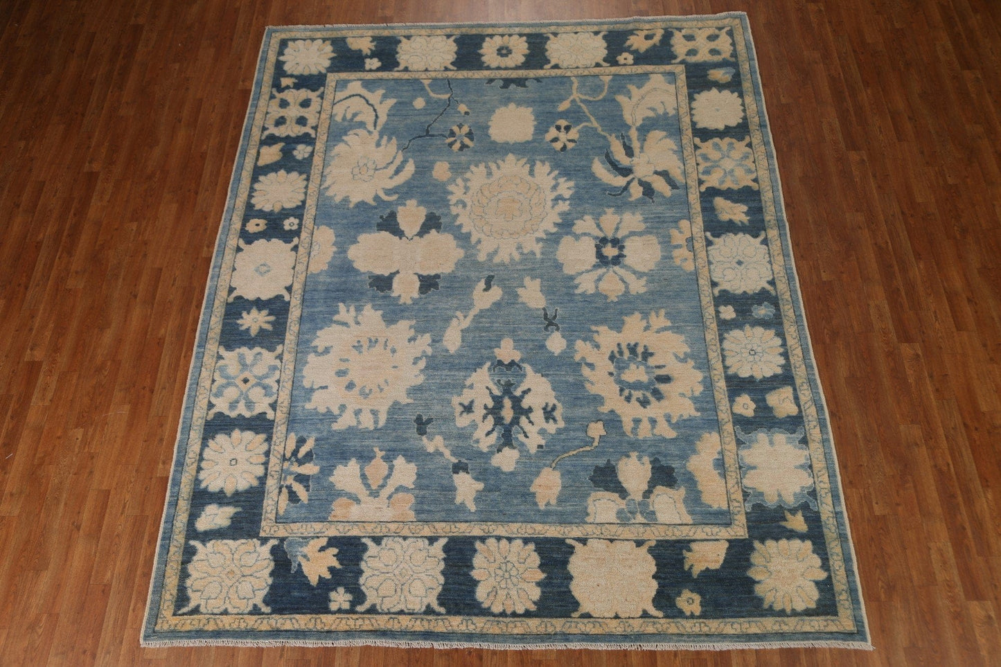 Vegetable Dye Oushak Turkish Area Rug 8x10