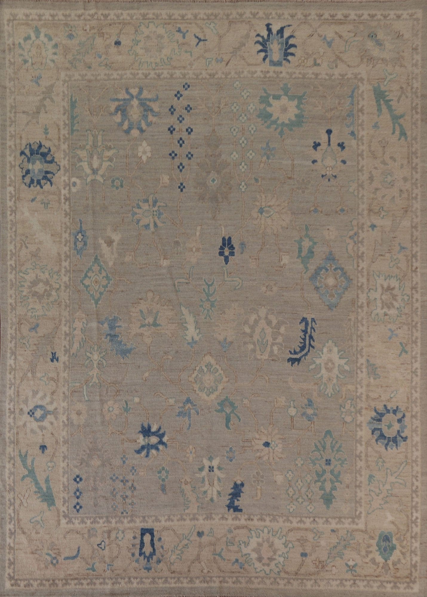 Vegetable Dye Oushak Oriental Area Rug 8x10