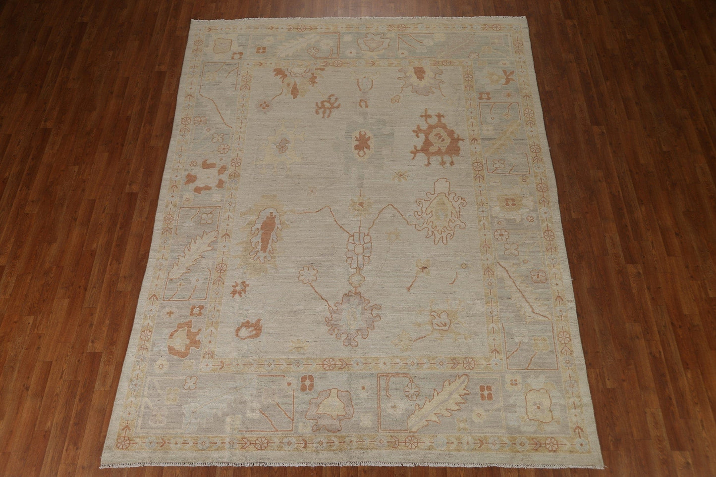 Vegetable Dye Oushak Oriental Area Rug 8x10