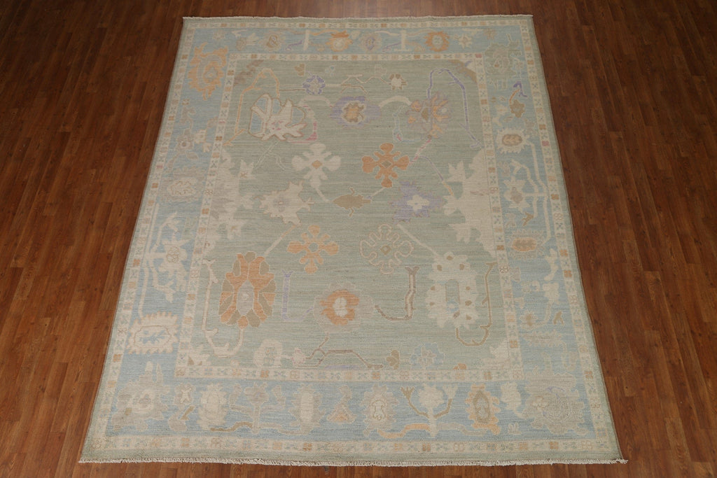 Vegetable Dye Oushak Turkish Area Rug 8x10