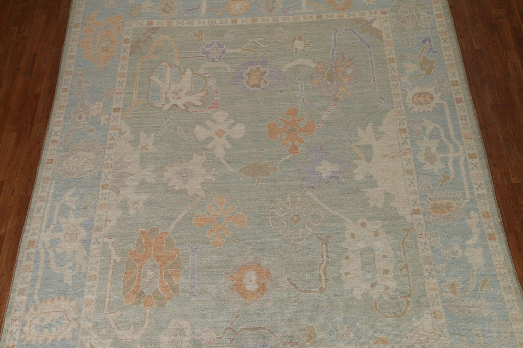 Vegetable Dye Oushak Turkish Area Rug 8x10