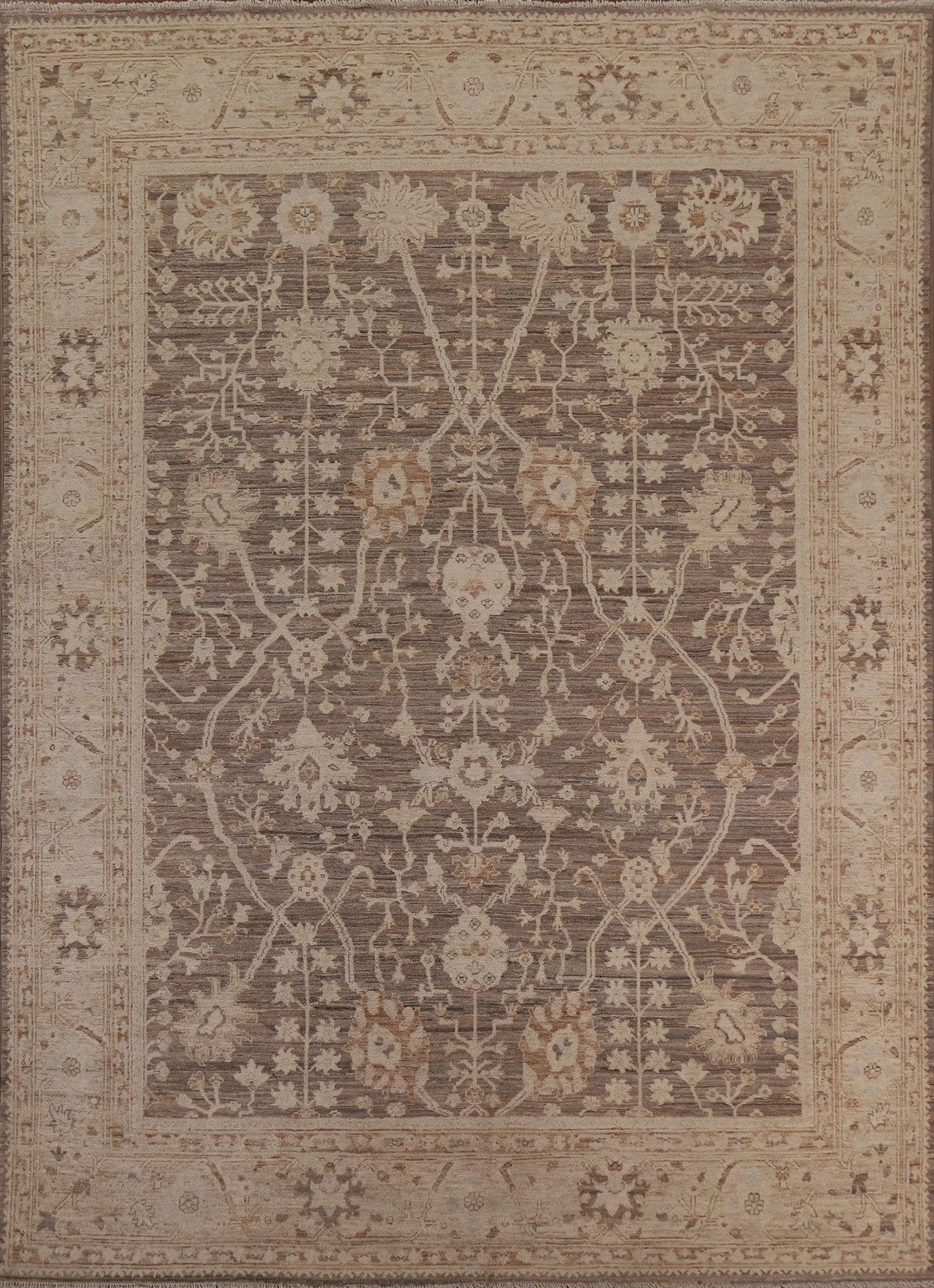 Oushak Vegetable Dye Area Rug 8x10