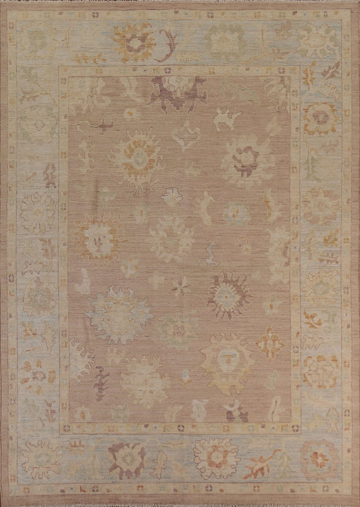 Vegetable Dye Oushak Oriental Area Rug 8x10