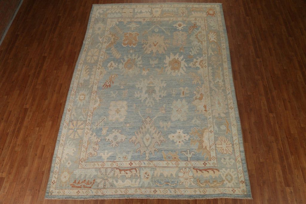 Vegetable Dye Oushak Oriental Area Rug 8x11