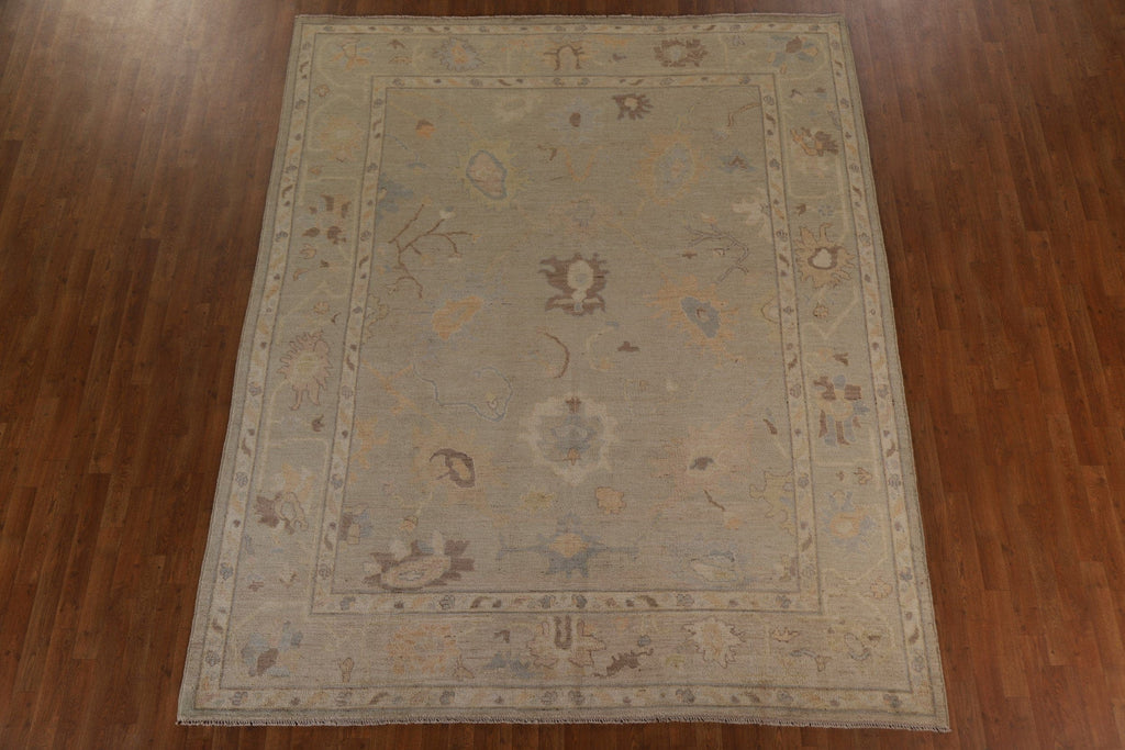 Oushak Vegetable Dye Area Rug 8x10