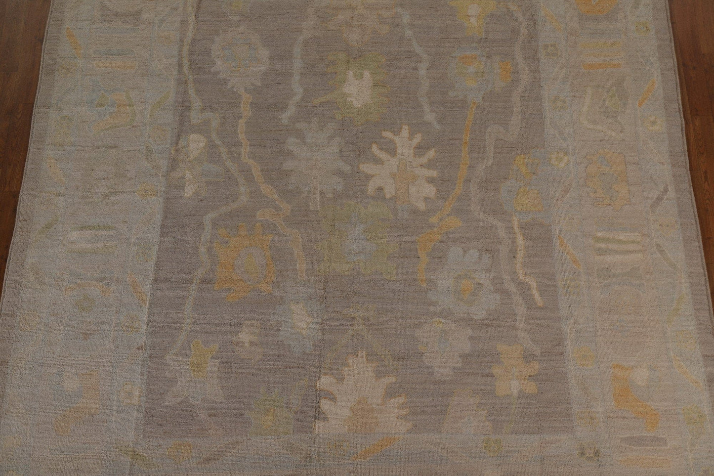 Oushak Vegetable Dye Area Rug 9x10