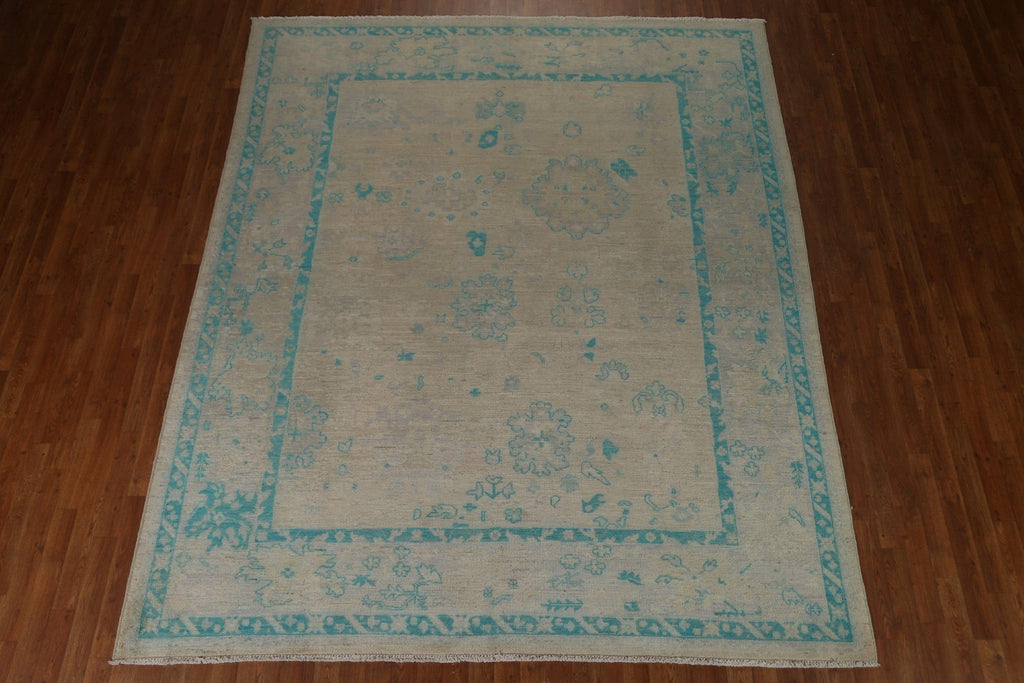 Vegetable Dye Oushak Oriental Area Rug 8x10