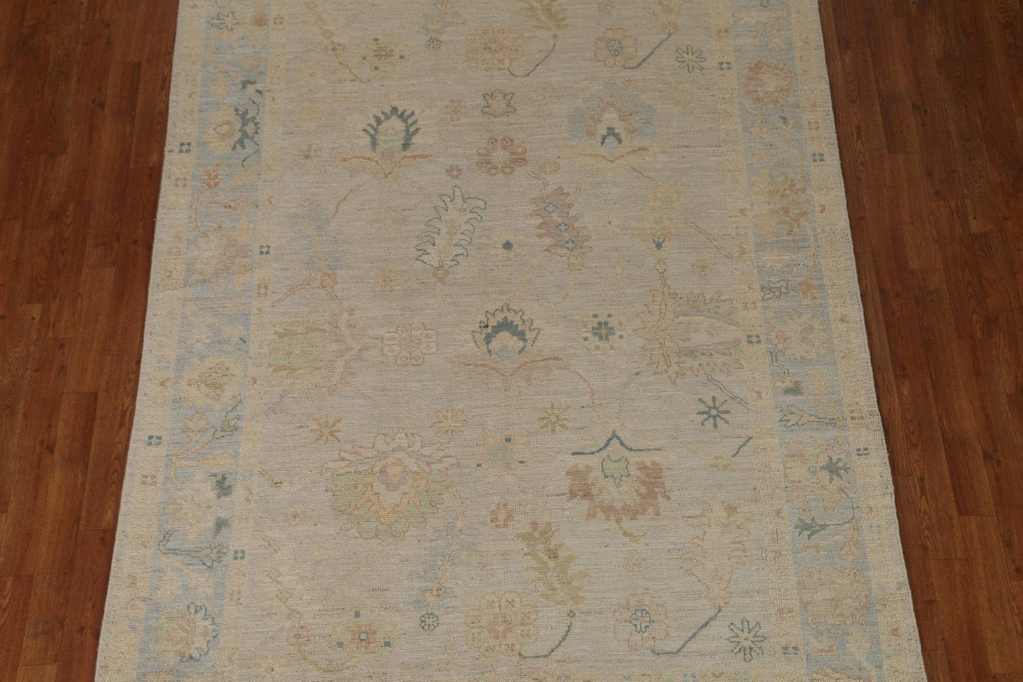 Oushak Vegetable Dye Area Rug 6x9