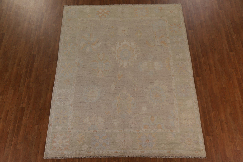 Vegetable Dye Oushak Oriental Area Rug 8x10