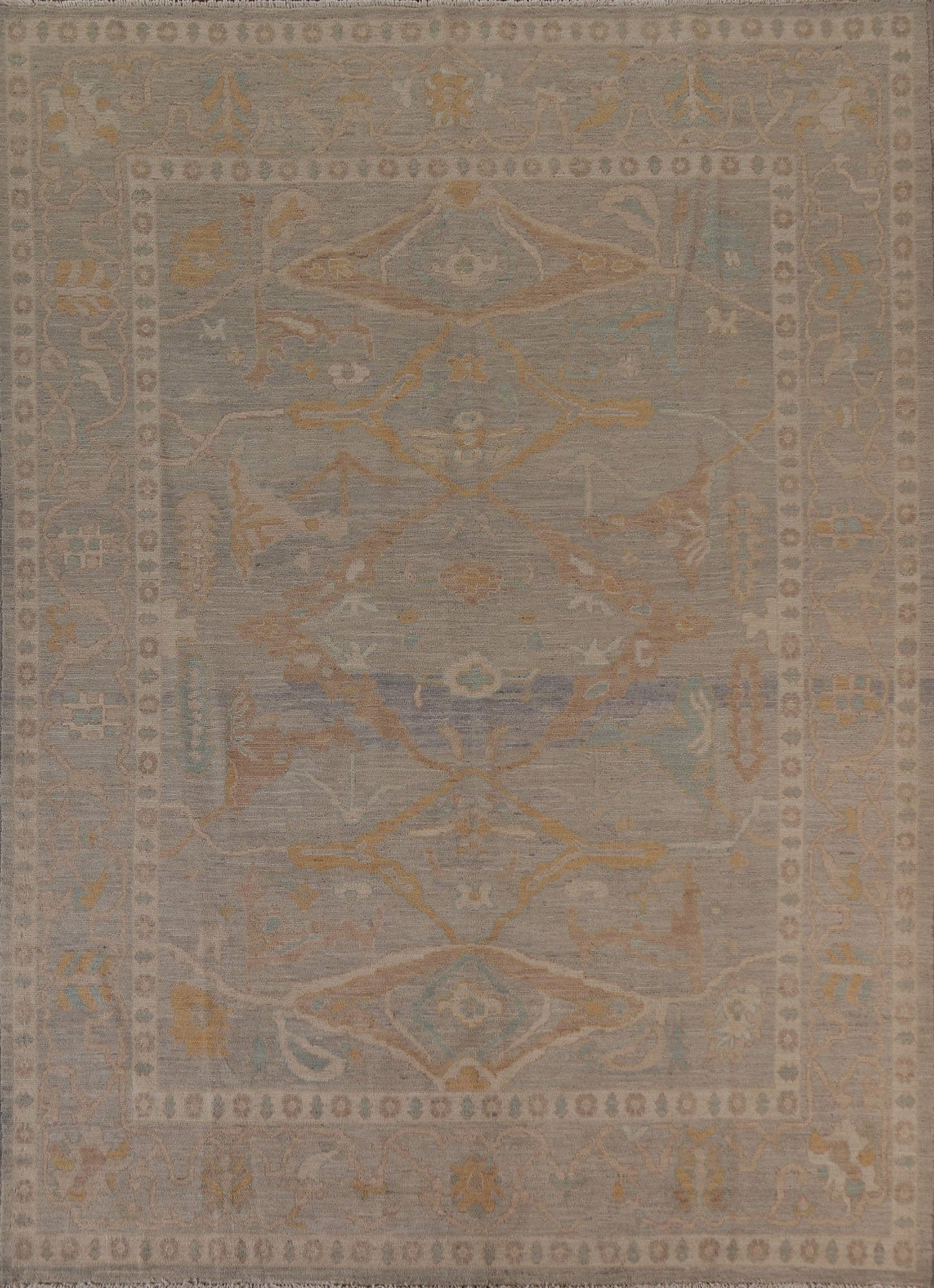 Vegetable Dye Oushak Oriental Area Rug 8x10