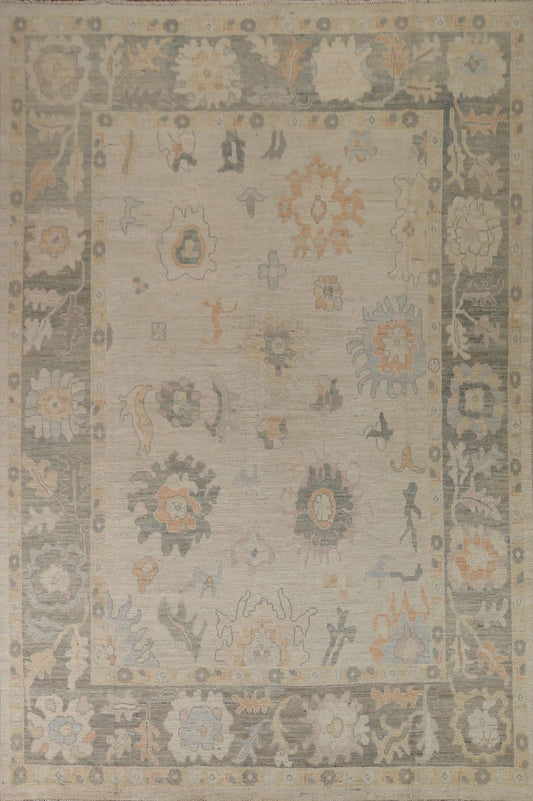 Vegetable Dye Oushak Oriental Area Rug 8x10