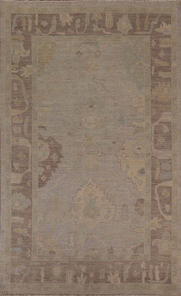 Vegetable Dye Oushak Oriental Area Rug 7x10