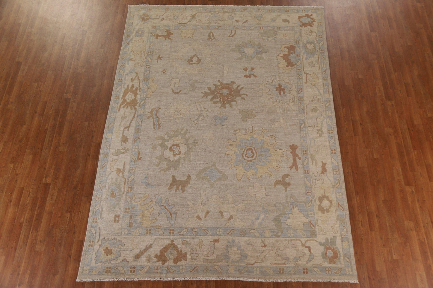 Vegetable Dye Oushak Oriental Area Rug 8x11