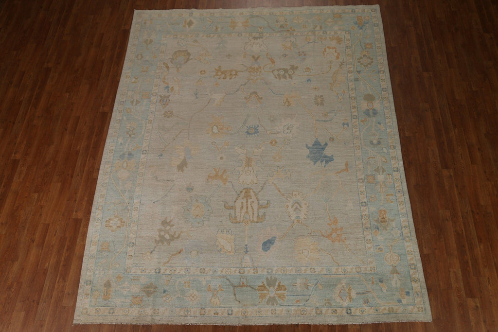 Vegetable Dye Oushak Oriental Area Rug 8x10