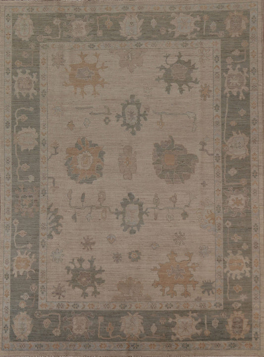 Vegetable Dye Oushak Turkish Area Rug 8x10