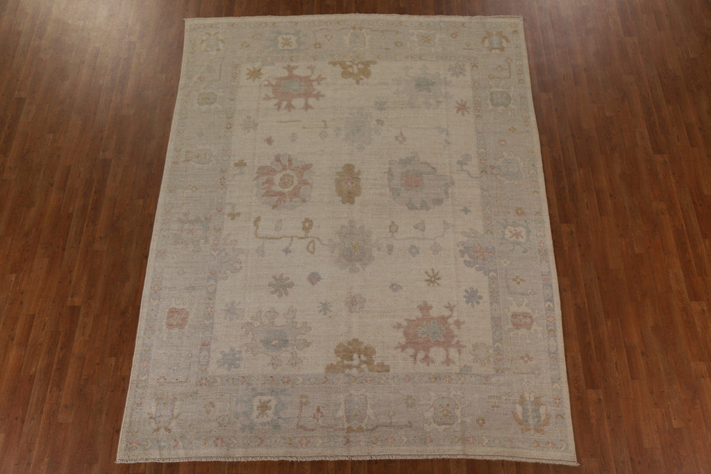 Vegetable Dye Oushak Turkish Area Rug 8x10