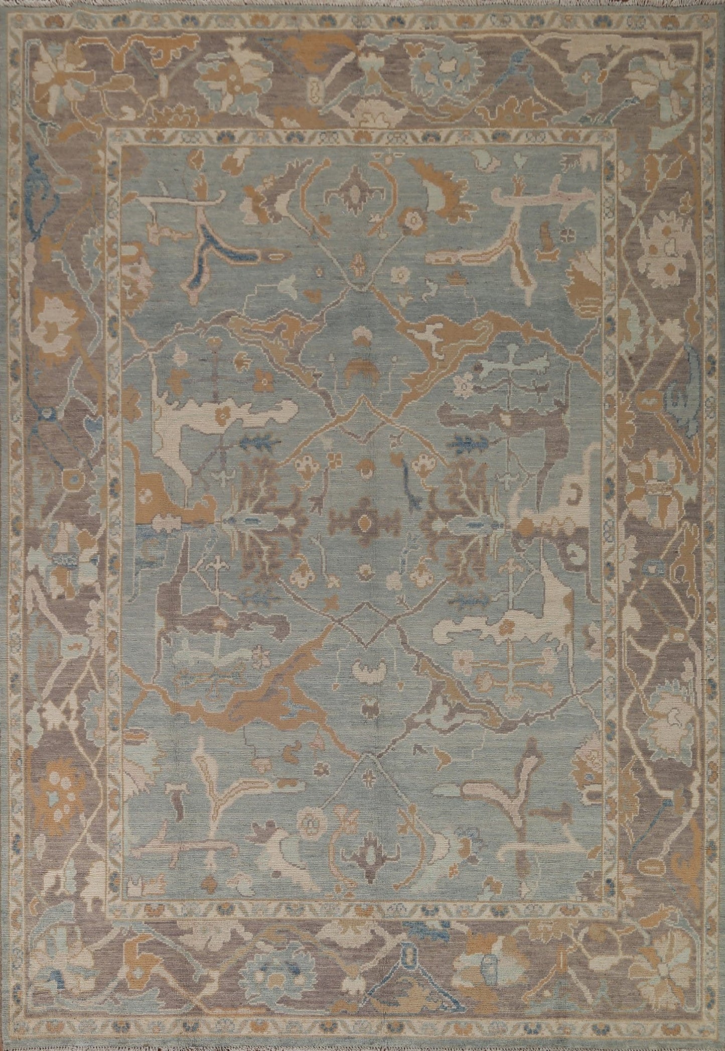 Vegetable Dye Oushak Oriental Area Rug 8x10