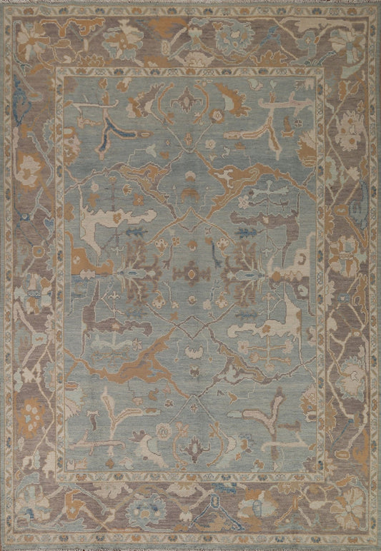 Vegetable Dye Oushak Oriental Area Rug 8x10