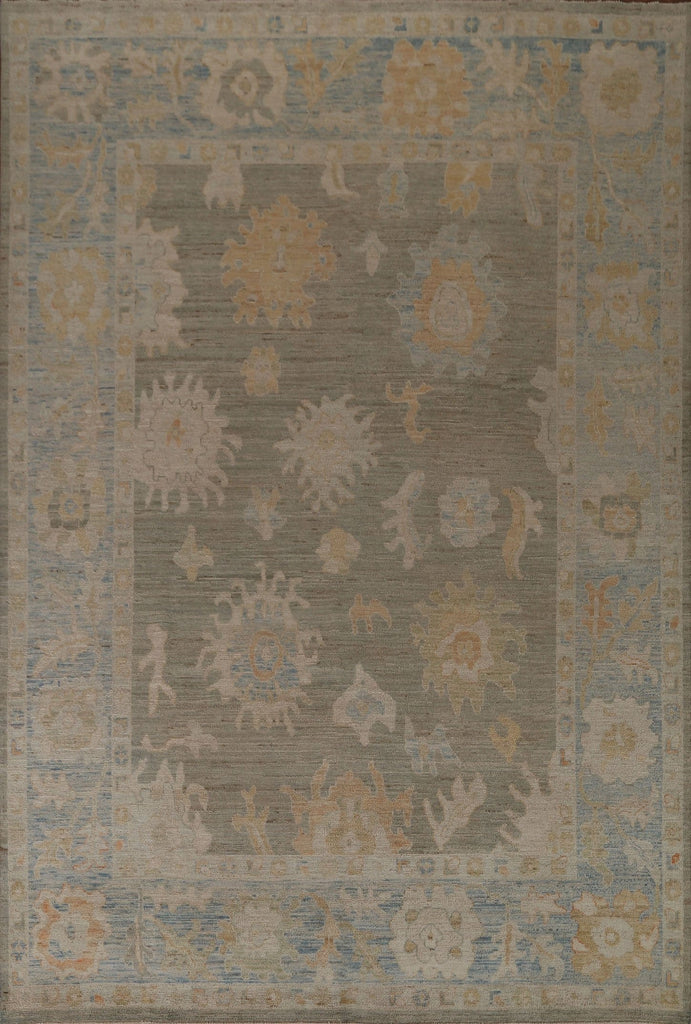 Turkish Oushak Vegetable Dye Area Rug 8x10