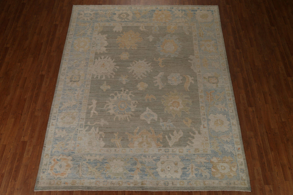 Turkish Oushak Vegetable Dye Area Rug 8x10