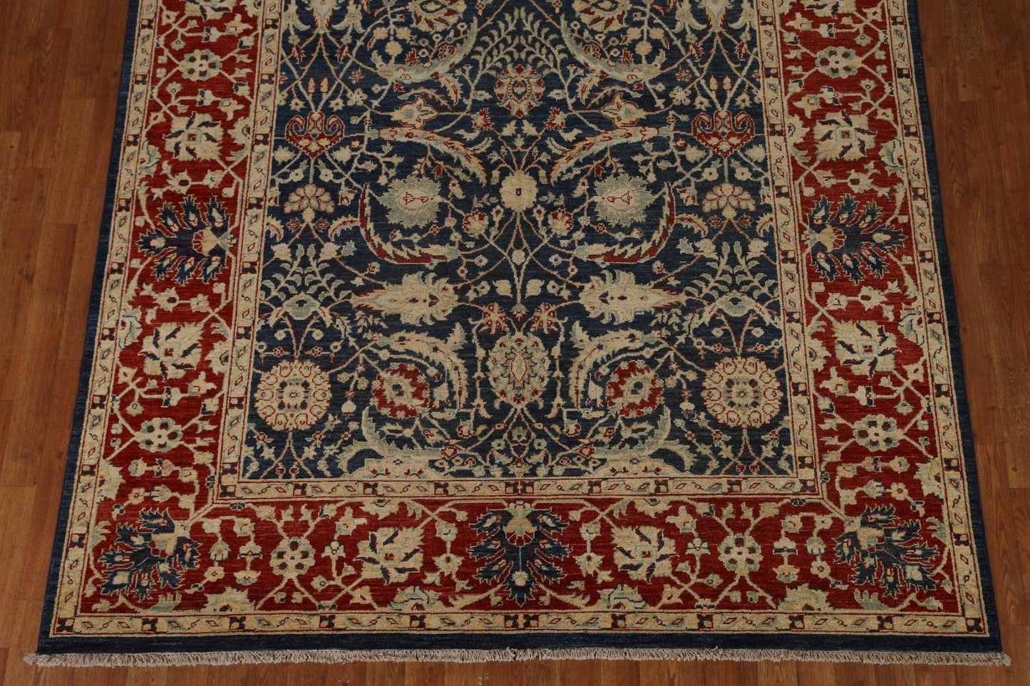 Blue Heriz Serapi Vegetable Dye Area Rug 7x10