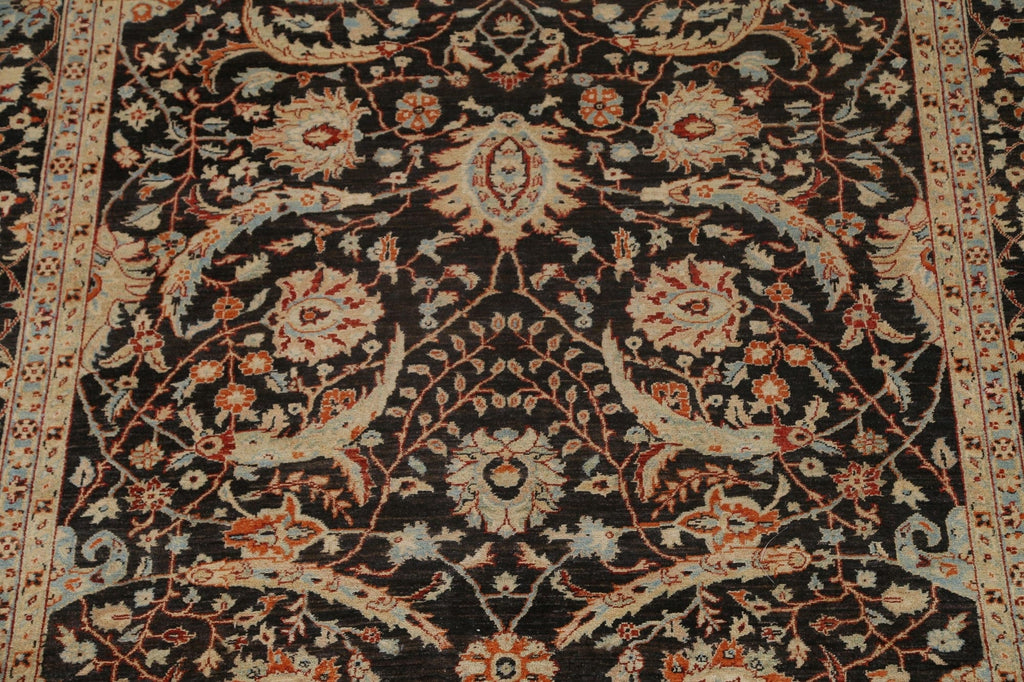 All-Over Floral Heriz Serapi Vegetable Dye Area Rug 8x10