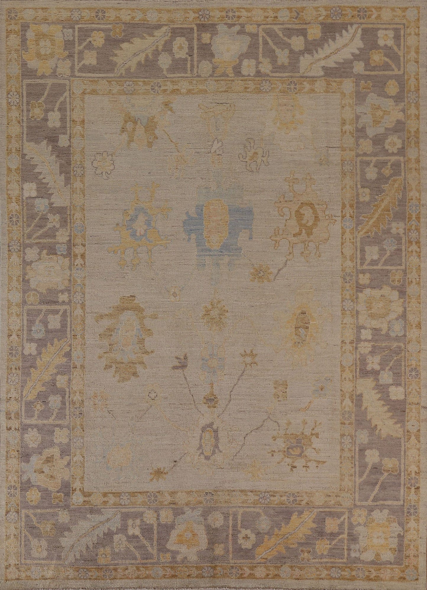 Vegetable Dye Oushak Oriental Area Rug 8x10