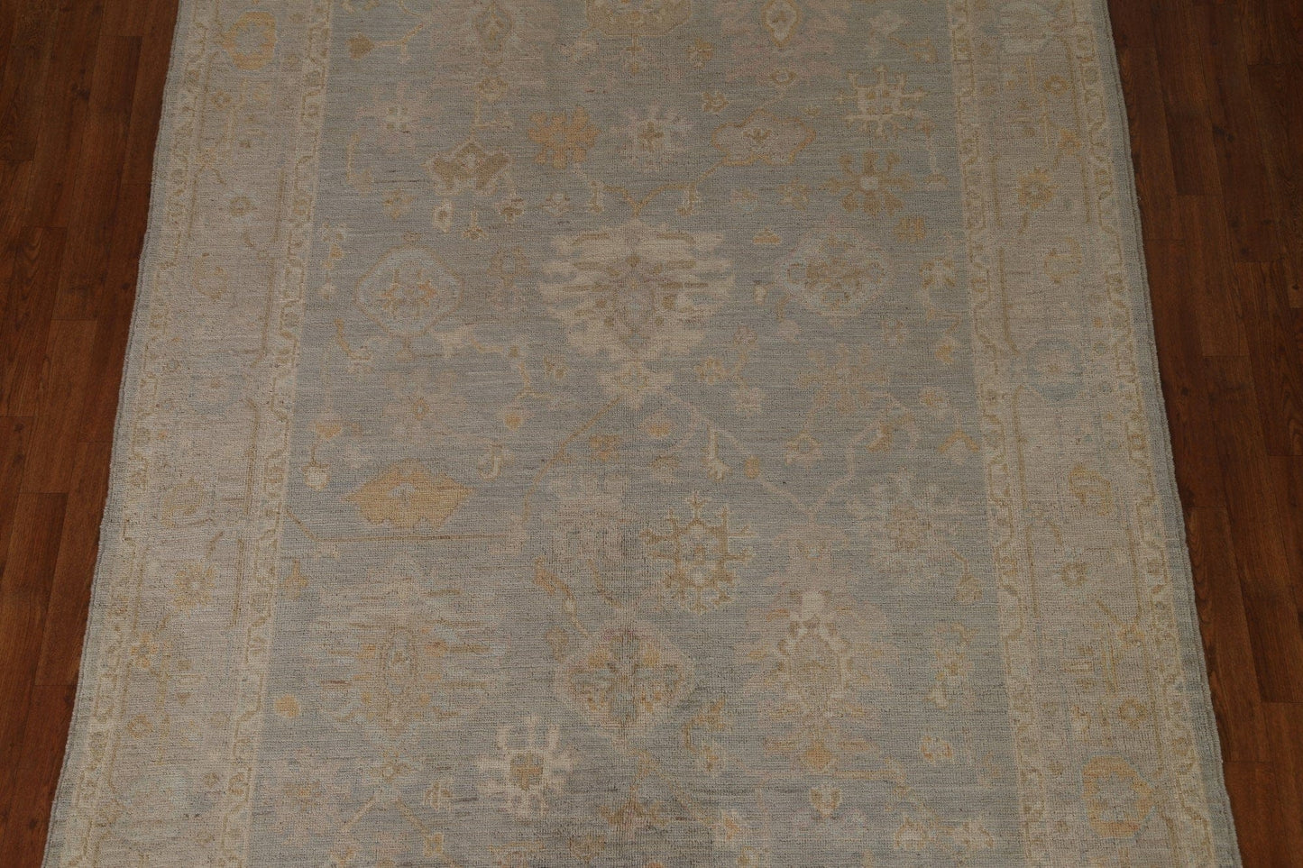 Vegetable Dye Oushak Turkish Area Rug 6x9