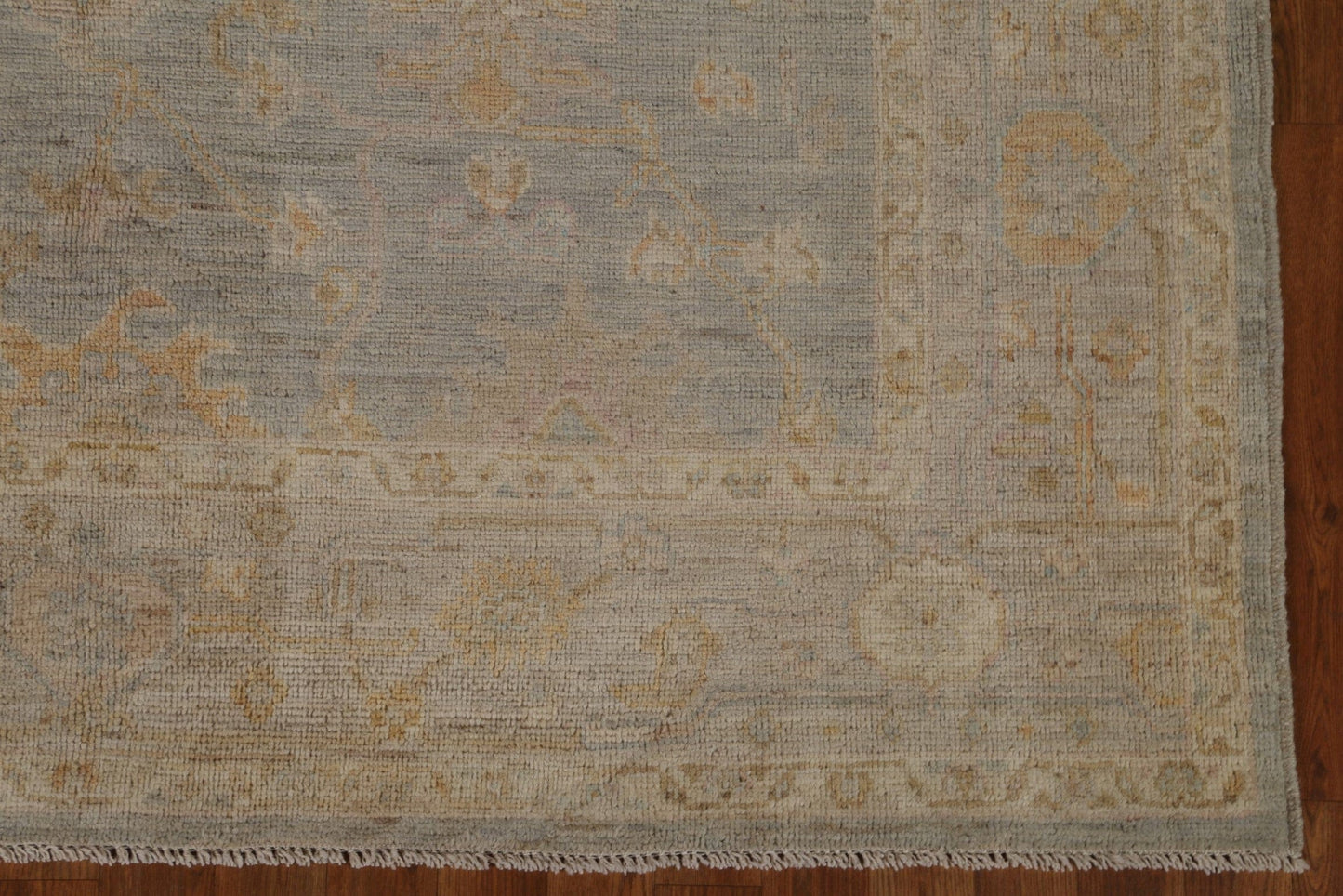 Vegetable Dye Oushak Turkish Area Rug 6x9